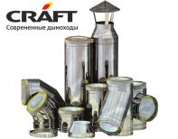 Дымоходы Craft Комплект сэндвич-дымохода 9м ⌀ 150х250 мм через крышу, для верхнего подключения (316/05/150) - фото 1