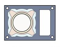 Комплект Isotor Ø 160 мм с плитой по месту с вентканалом, 4 м